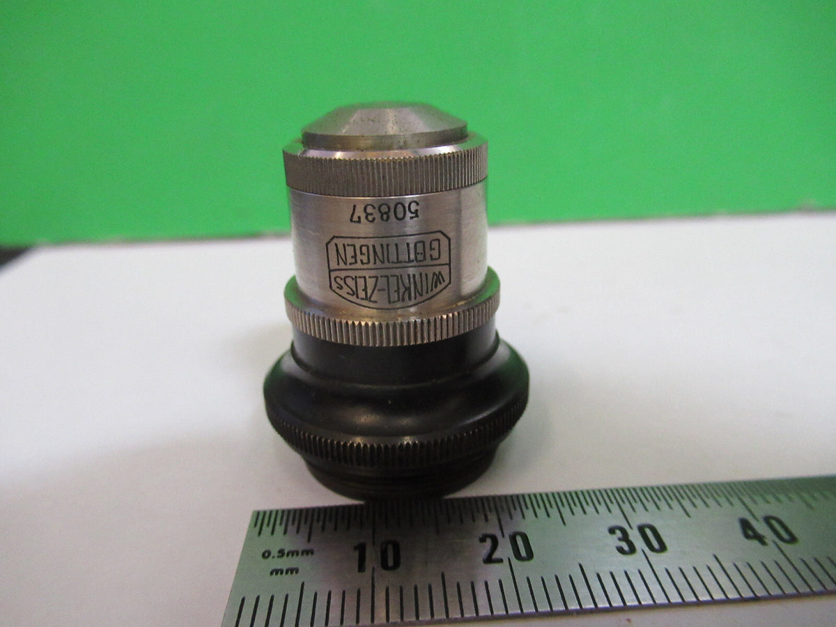 Antique Brass Winkel Carl Zeiss AG 1.8mm Objective Microscope Part