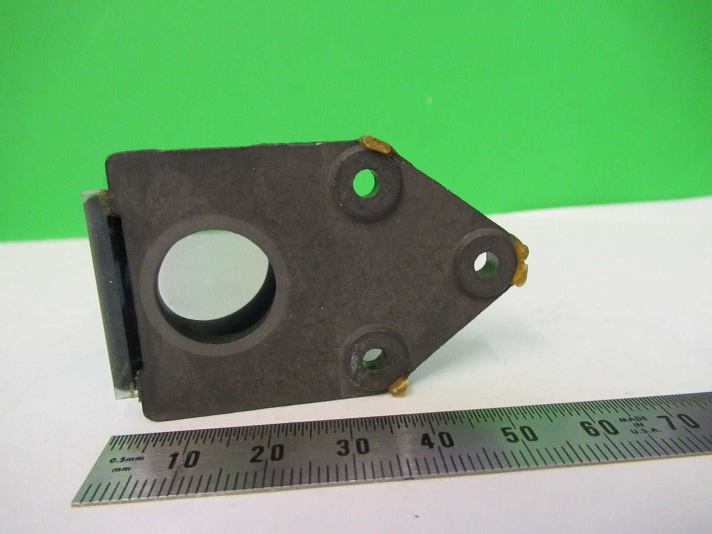 LEITZ WEZLAR BEAM SPLITTER OPTICS MICROSCOPE PART AS PICTURED 82-A-70