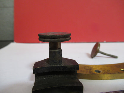 ANTIQUE BRASS LOT VERY OLD SCOPES MICROSCOPE PART AS PICTURED S3-B-07