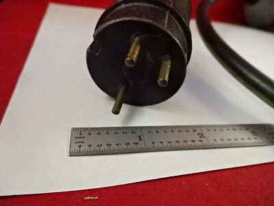 FOR PARTS MICROSCOPE SPARE LAMP CORD ILLUMINATOR LEITZ AS IS #G6-B-07