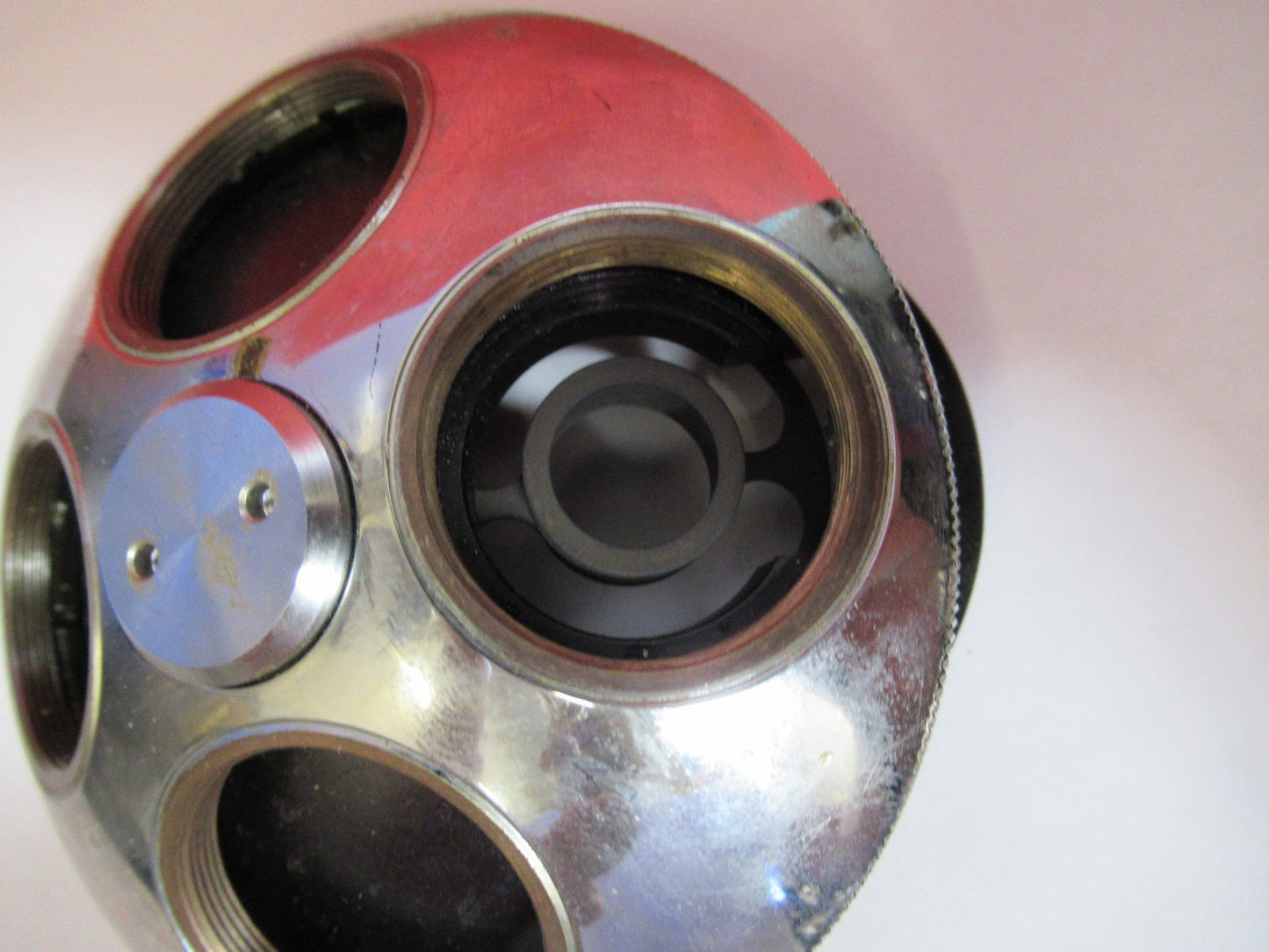 WILD SWISS HEERBRUGG NOSEPIECE EPI QUAD MICROSCOPE PART AS PICTURED V7-A-73