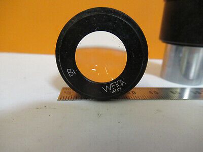 PAIR OLYMPUS JAPAN EYEPIECE OCULAR WF10X MICROSCOPE PART AS PICTURED #P2-A-93