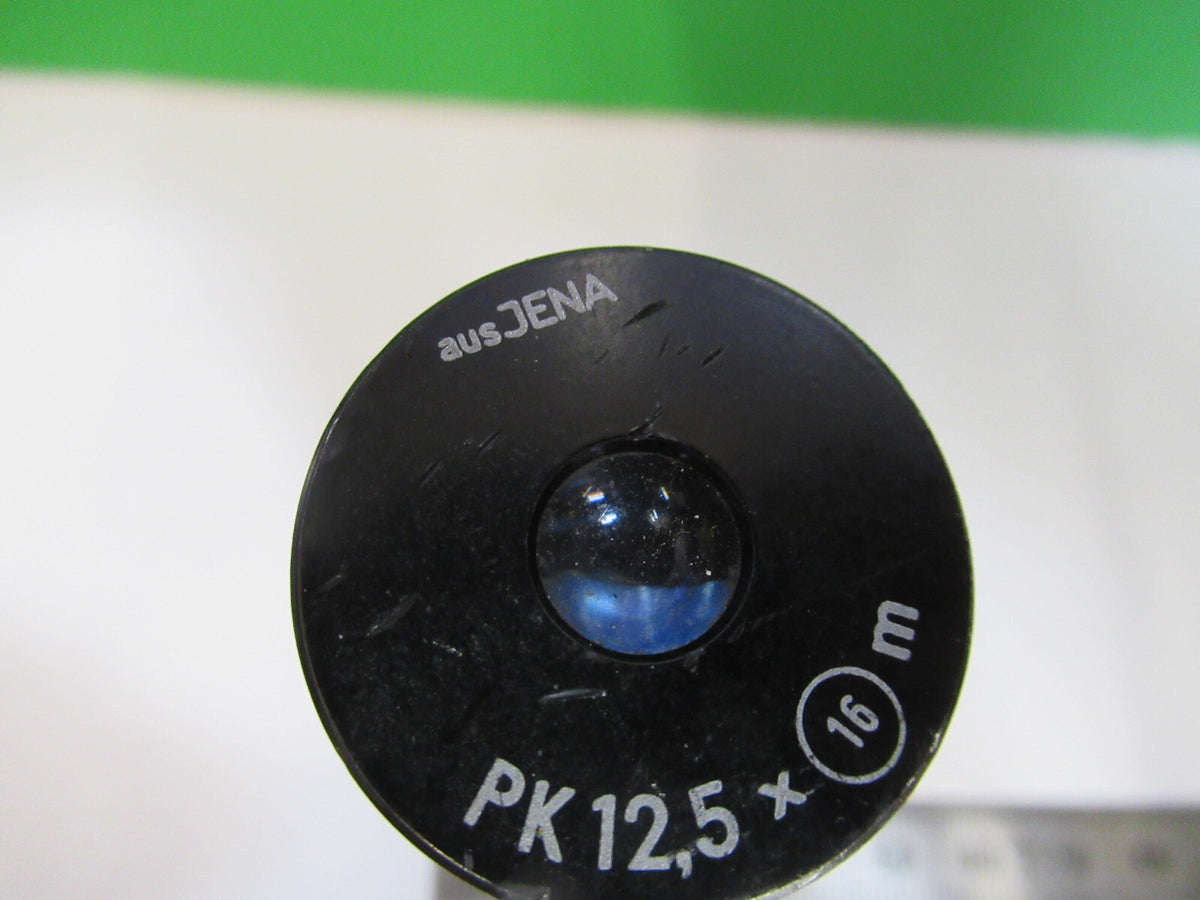 AUSJENA GERMANY EYEPIECE PK 12.5X OCULAR MICROSCOPE PART AS PICTURED X4-A-86