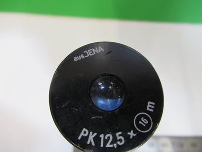 AUSJENA GERMANY EYEPIECE PK 12.5X OCULAR MICROSCOPE PART AS PICTURED X4-A-86
