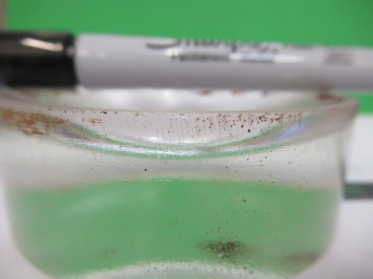 HUGE OPTICAL PLANO CONCAVE RARE GLASS MIL SPEC OPTICS AS PICTURED V3-A-02