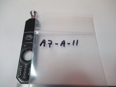 CTS QUARTZ LAMBDA SLIDE POLARIZATION OPTICS MICROSCOPE PART AS PICTURED A7-A-11A