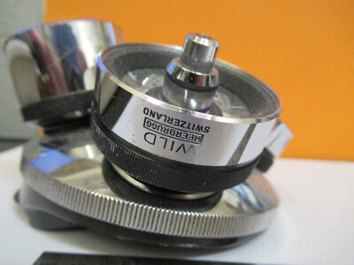 Wild Swiss Nosepiece + Objectives Microscope Part AS Pic M20