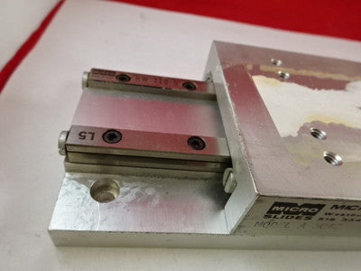 POSITIONING STAGE TABLE MICRO SLIDES INC AS PICTURED &IL-74-13