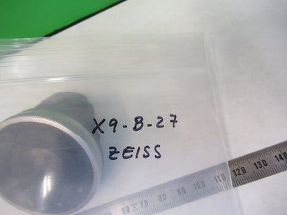 CARL ZEISS GERMANY ILLUMINATOR LENS + IRIS MICROSCOPE PART AS PICTURED X9-B-27