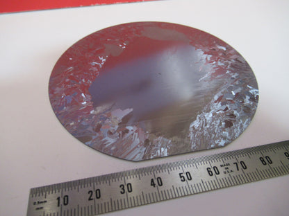 RARE SILICON WAFER WITH TWINS TWINNED SURFACE FRONT BACK AS PICTURED T1-A-01