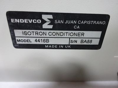 MEGGITT ENDEVCO 4416B ICP SIGNAL CONDITIONER ACCELEROMETER CALIBRATION B#11-E-04