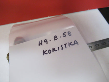 Antique Brass Koristka Italy Objective 8 Microscope Part