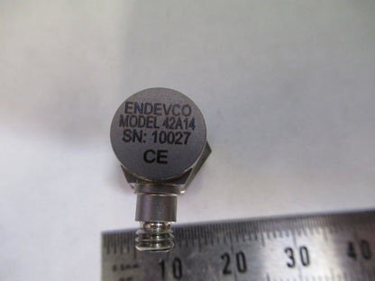 ENDEVCO 42A14 sense 25 mV/g ACCELEROMETER VIBRATION SENSOR AS PICTURED U8-A-17