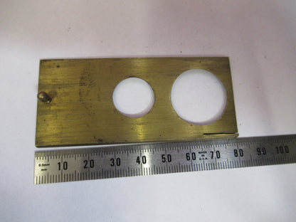 Antique Brass Beck London Rare Lens Slide Microscope Part