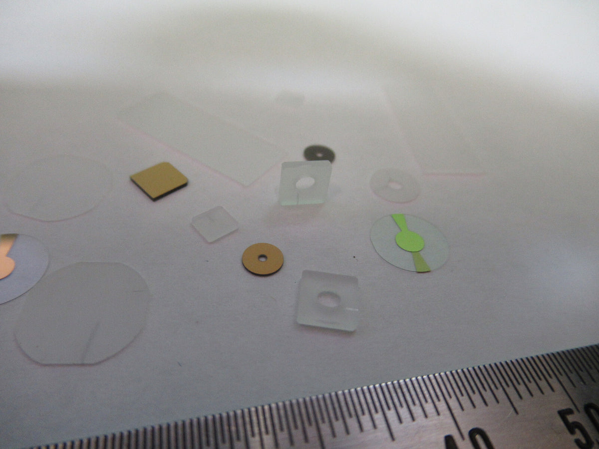 Lot Blanks Piezoelectric Quartz Crystal X-y-cut Gold Coated Piezo Sensor