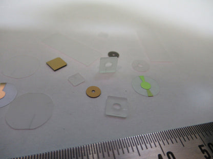 Lot Blanks Piezoelectric Quartz Crystal X-y-cut Gold Coated Piezo Sensor