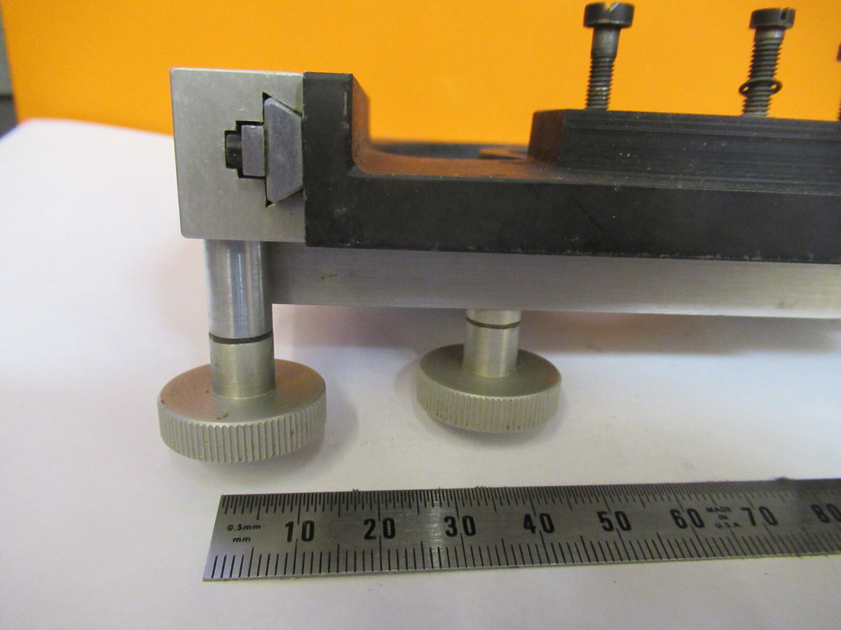 LEITZ WETZLAR GERMANY XY STAGE TABLE MICROSCOPE PART AS PICTURED S4-B-33
