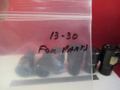 FOR PARTS LOT EYEPIECES OCULAR LENSES OPTICS MICROSCOPE PART AS PICTURED #13-30