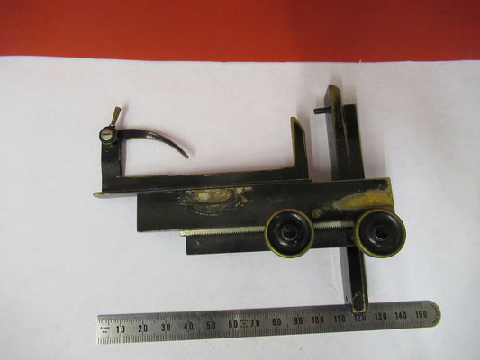 Antique Spencer Lens Co. Buffalo Xy Stage Clips Microscope Part
