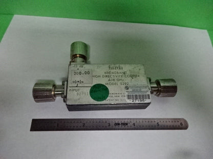 Narda Broadband Directional Coupler 18 GHz Frequency RF Microwave