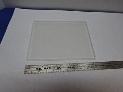 Microscope Part Stage Glass Dull & Polished Sides Optics