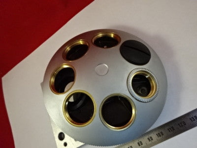 Leica Dmr Seven Position Objective Nosepiece Microscope Part Optics