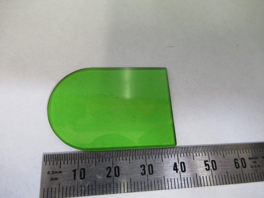 Ernst Leitz Germany Green Glass Filter Optics Microscope Part