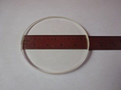 OPTICAL 405 nm VICOR COATED FUSED GLASS LENS OPTICS AS IS #91-43
