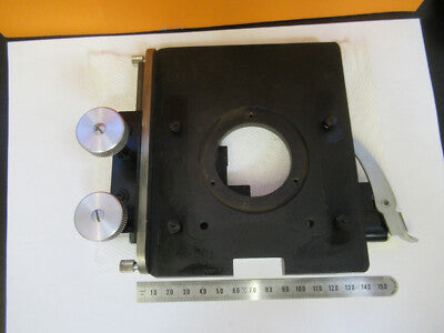 BAUSCH LOMB  STAGE TABLE XY MICROSCOPE PART OPTICS AS PICTURED &F9-A-60
