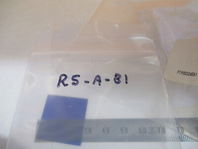 OPTICAL THOR LABS BLUE GLASS FILTER LASER OPTICS AS PICTURED R5-A-81
