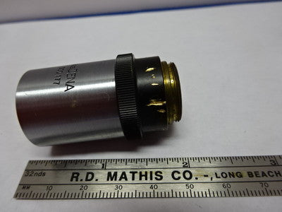 Microscope Part Objective Aus Jena Germany Pol 25X [dirty] Optics