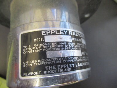 EPPLEY NORMAL INCIDENCE PYRHELIOMETER LIGHT INTENSITY SENSOR AS PICTURED A7-A-01