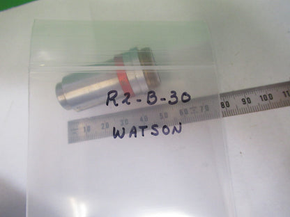 WATSON UK APO 90X OBJECTIVE LENS MICROSCOPE PART AS PICTURED &R2-B-30