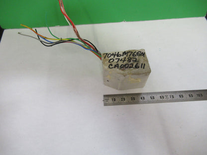 GE 7046M76G01 ASSEMBLY ENGINE HISTORY RECORDER MIL SPEC AS PICTURED X3-B-81