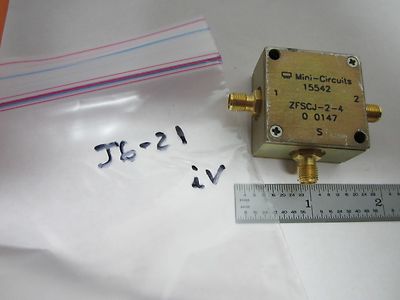 MINI CIRCUITS ZFSCJ-2-4 POWER SPLITTER GHz RF MICROWAVE FREQUENCY BIN#J6-21