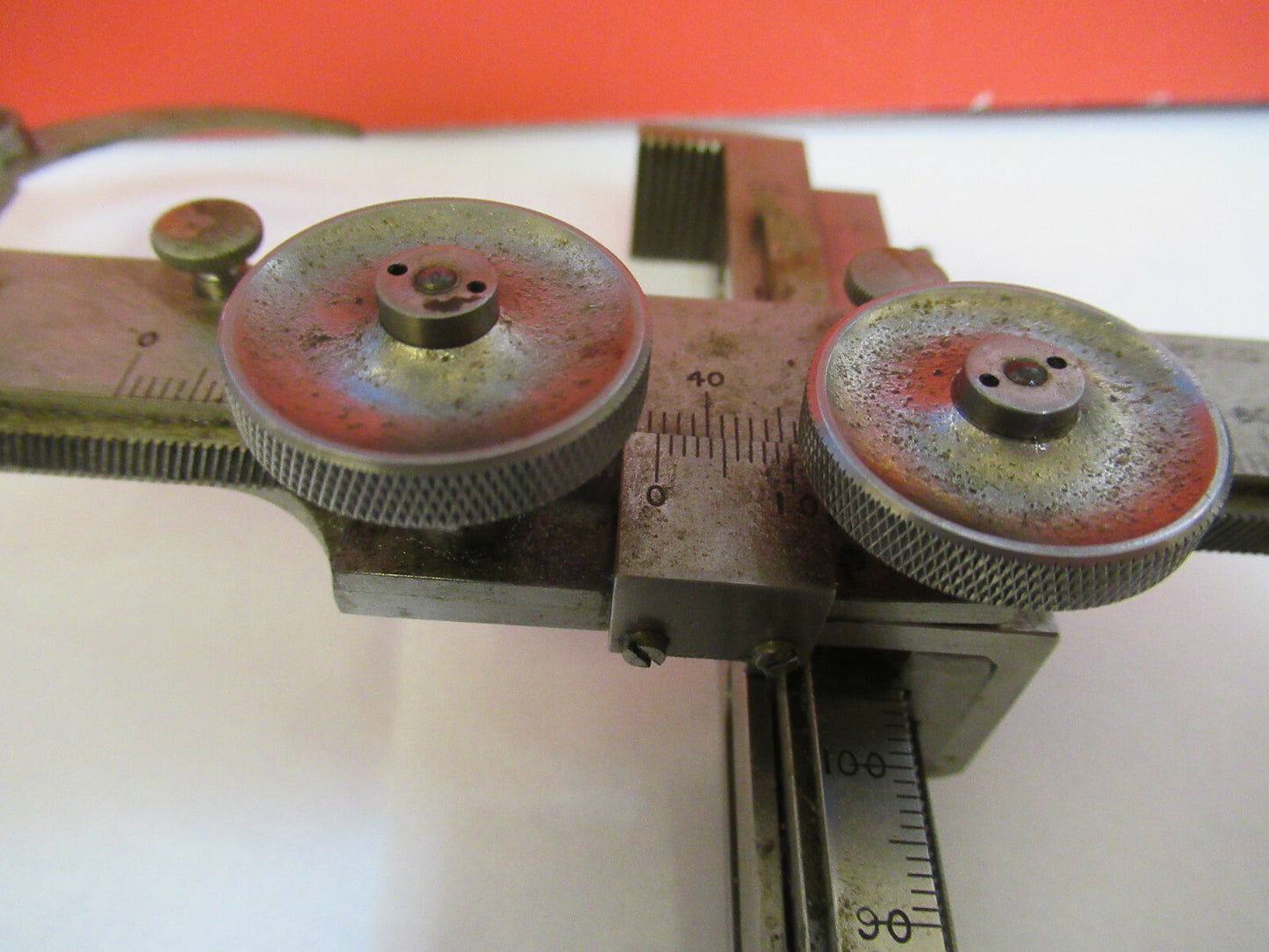 ANTIQUE RARE SPENCER BUFFALO XY STAGE CLIPS MICROSCOPE PART as pictured B3-B-74