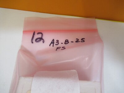 OPTICAL LENS OPTICS AS IS #A3-B-25