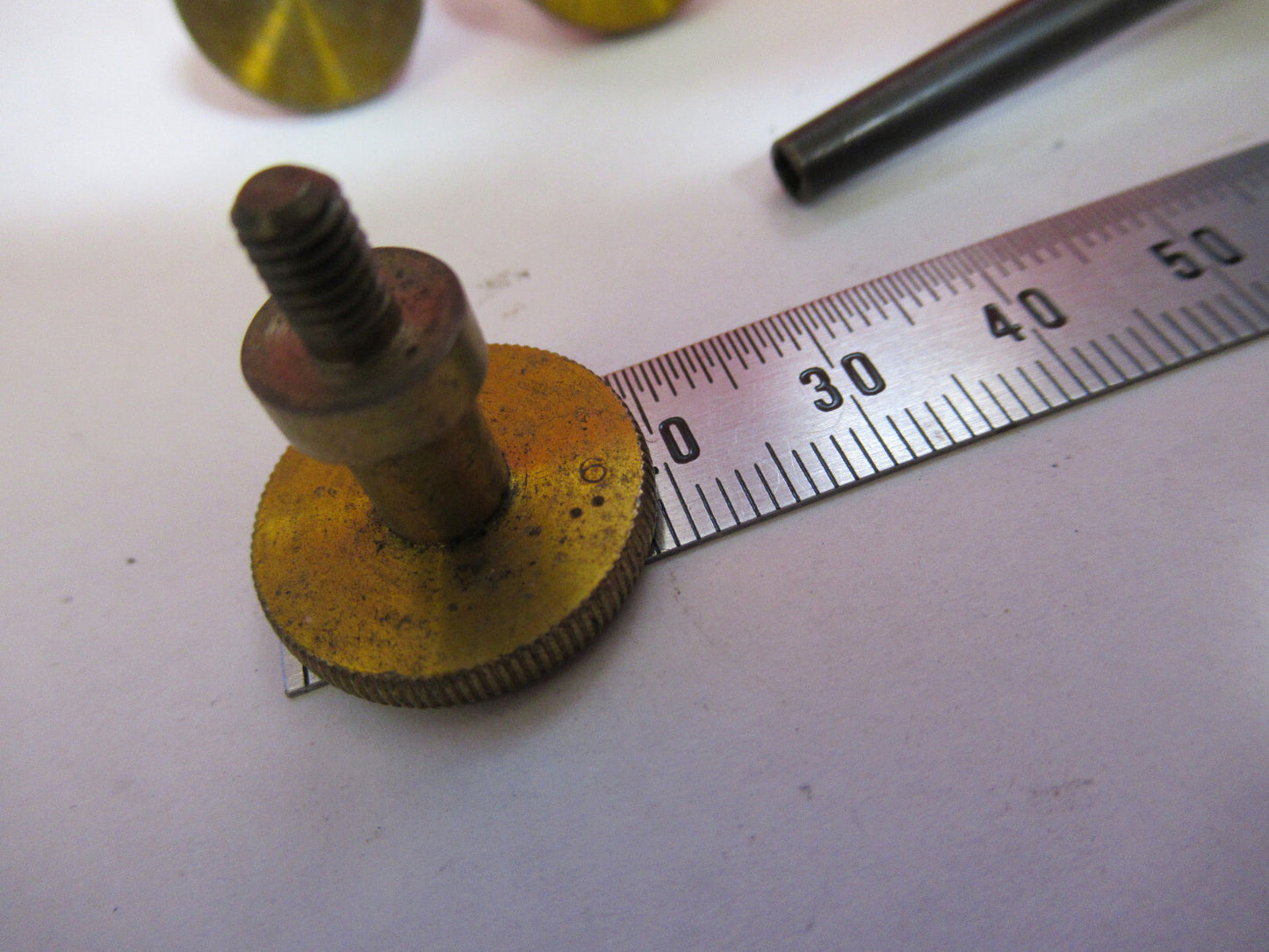 ANTIQUE BRASS LOT VERY OLD SCOPES MICROSCOPE PART AS PICTURED S3-B-03