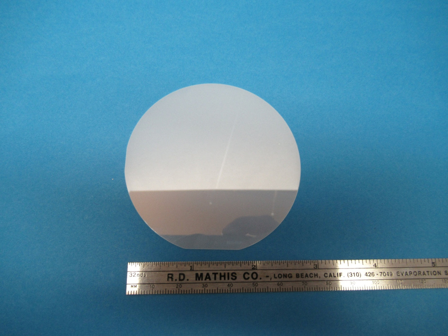 ONE WAFER LITHIUM NIOBATE LN SAW SURFACE ACOUSTIC WAVE  Y128d wht AS IS #85-A-09