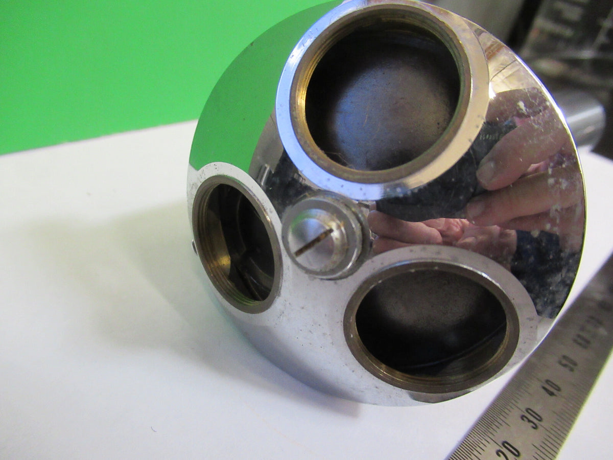 Vintage Bausch & Lomb Tubus + Nosepiece Microscope Part
