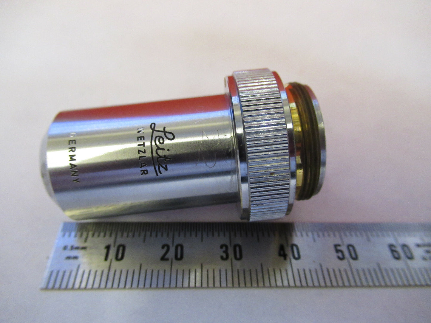 LEITZ WETZLAR OBJECTIVE 10X /170 LENS MICROSCOPE PART AS PICTURED &8Z-A-10