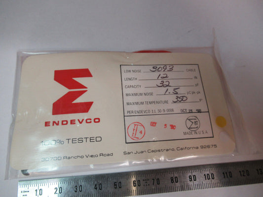 Meggitt Endevco 3093 Low Noise Cable for Accelerometer Vibration Test