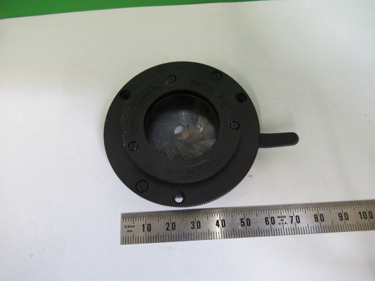 Vintage American Optical Co. American Diaphragm Iris Optics Microscope Part