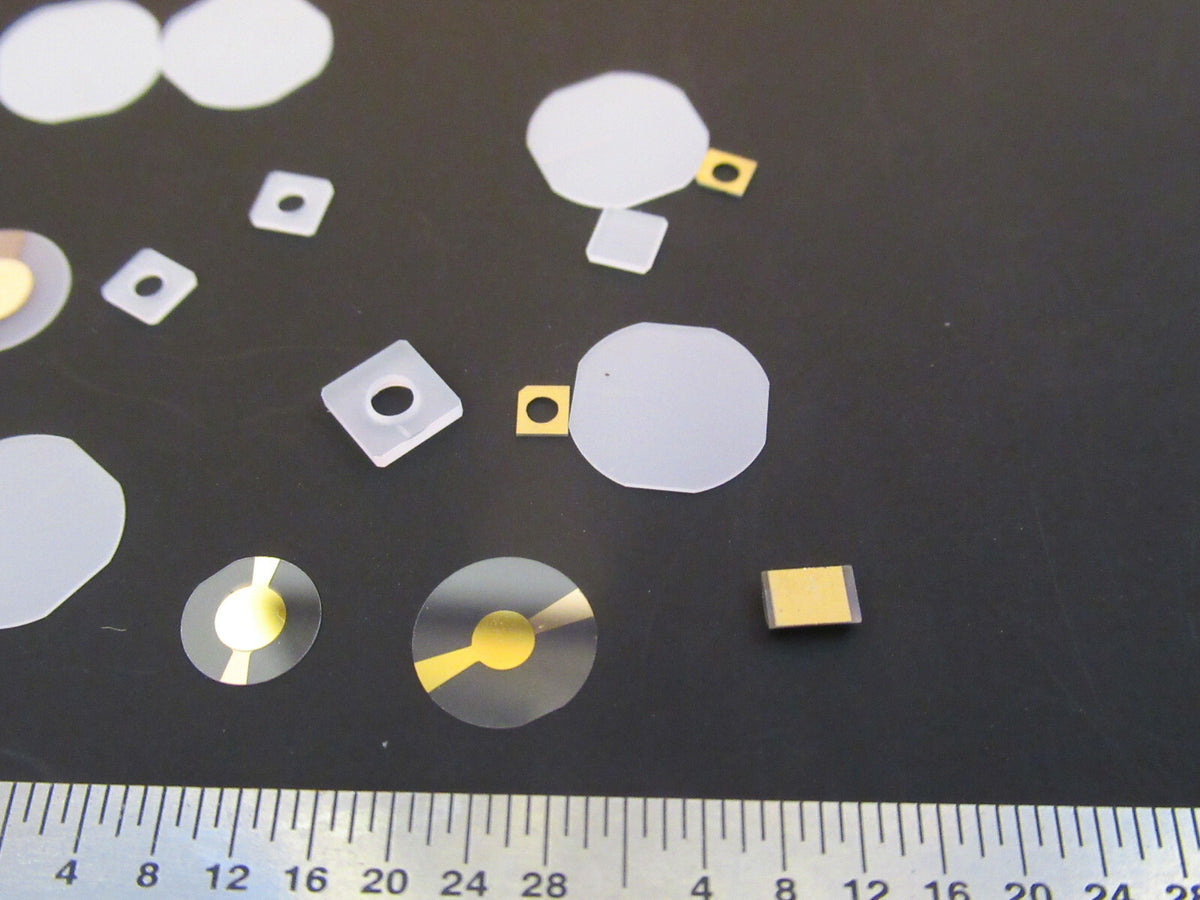 LOT ASSORTED PIEZO QUARTZ PIEZOELECTRIC BLANKS ULTRASONIC SENSOR &FT-1-B-04
