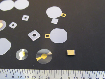 LOT ASSORTED PIEZO QUARTZ PIEZOELECTRIC BLANKS ULTRASONIC SENSOR &FT-1-B-04