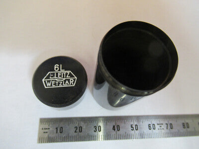 EMPTY LEITZ WEZLAR BRASS OBJECTIVE CANISTER MICROSCOPE PART AS PICTURED 8Y-A-111