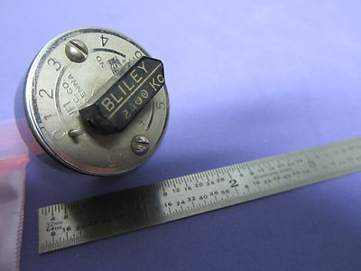 VINTAGE WWII QUARTZ CRYSTAL BLILEY ELECTRIC VARIABLE 2400 KC FREQUENCY VF1 11-15