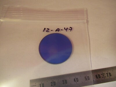 Optical Glass Blue Filter Polished Microscope Part Optics