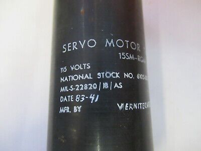 SERVO MOTOR AIRCRAFT TACHOMETER GENERATOR NSN 6105-00-728-0252   AS PIC &A7-B-33
