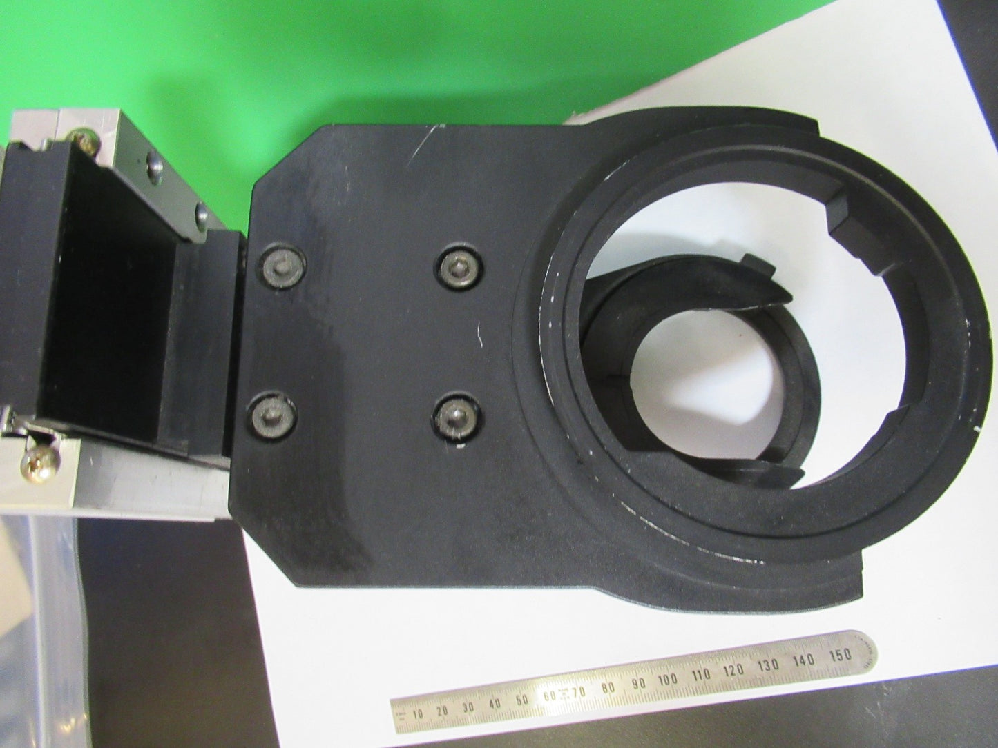 NIKON ECLIPSE E400 STAGE HOLDER ASSEMBLY MICROSCOPE PART AS PICTURED V7-FT-98